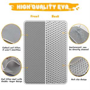 Vente directe d'usine prix choquant imperméable antidérapant confortable Eva matériel tapis de litière pour chat - Product Image 3