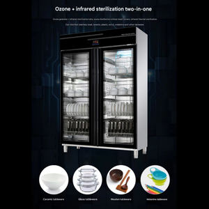 Grote Capaciteit Kantine Roestvrijstalen Kommen En Eetstokjes Desinfectie Machine Keuken Sterilisator Desinfectie Kasten - Product Image 2