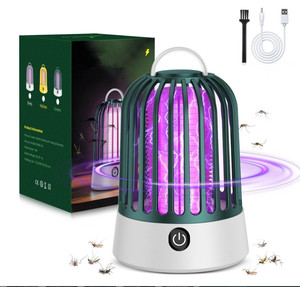 USB Rechargeable Indoor LED Lantern Light <strong>Fly</strong> Zappers 2-in-1 <strong>Electronic</strong> Mosquito Fruit <strong>Flies</strong> <strong>Killer</strong> for Home Kitchen Patio - Product Image 2