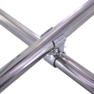 Accesorio de abrazadera de tubería de bajo precio para junta de tubería de conexión Leanpipe de 28mm para estante de flujo de banco de trabajo para aplicaciones industriales - Product Image 5