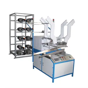 horizontal wire bobbin spool winding machine