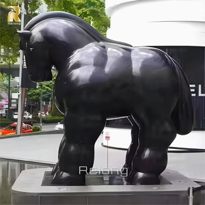 Gran oferta, diseño Popular, bronce, Fernando <span class=keywords><strong>Botero</strong></span>, estatua <span class=keywords><strong>de</strong></span> <span class=keywords><strong>caballo</strong></span> gordo, escultura para Decoración - Product Image 4