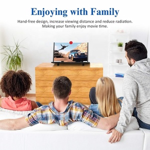 Ampliador de Pantalla MorSun de 12" 3D HD Proyector Lupa para Teléfono Móvil para Películas, Videos y Juegos - Product Image 2
