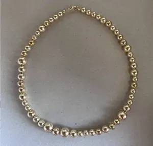 Beads nice Gold Gefüllte Perlen Geschenk für ihre Halskette wechselt Schmuck Halskette