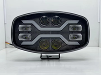 Feux de camion LED carrés de 9 pouces, feux de toit de camion autrichiens, projecteurs tout-terrain adaptés aux nouveaux modèles russes