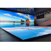 Pantalla de pista de baile LED interactiva P4 para concierto Pantalla LED de alta resolución Sistema de armazón de DJ con escenario