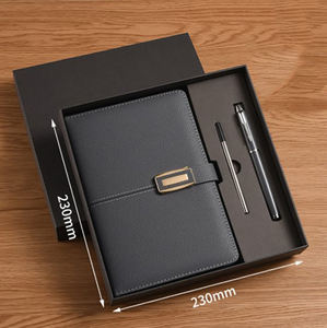 สมุดบันทึกปกหนัง A5 พร้อมตัวล็อคแม่เหล็ก ไดอารี่ สมุด<span class=keywords><strong>เขียน</strong></span>แบบพกพา สมุดบันทึกการเดินทาง <span class=keywords><strong>ชุด</strong></span>กล่องของขวัญ - Product Image 4