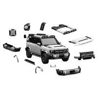 Pour les accessoires de modification de voiture JETOUR Traveler T2, kit extérieur ciel étoilé, apparence haut de gamme
