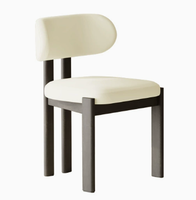 Chaise de salle à manger moderne en bois massif avec siège rembourré pour restaurant, salon, ferme, entrepôt et atelier - Fournisseur chinois