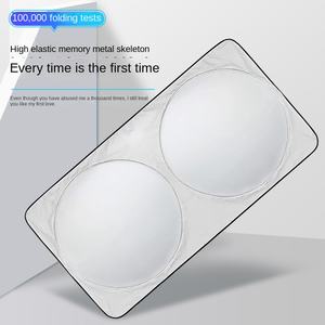 Parasole <span class=keywords><strong>auto</strong></span> parasole estivo parasole con isolamento termico argento nastro materiale protezione tenda solare - Product Image 4