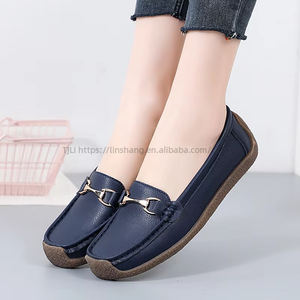 Zapatos Planos Cómodos de Maternidad para Mujer, Primavera Verano, Tipo Mocasín con Superficie Suave, Tallas Grandes 35-44, para Madres - Product Image 4