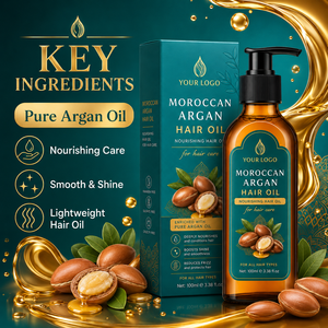 Cuidado Capilar Premium, Suaviza la Textura del Cabello, Acabado Liso, Puntas Secas y Abiertas, Aceite de Argán de Uso Diario para Todo Tipo de Cabello, Aceite Capilar de Argán Marroquí - Product Image 6