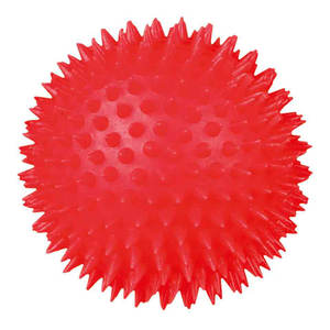 Pelota de vinilo para mascotas con sonido de erizo, 10 cm - Product Image 1