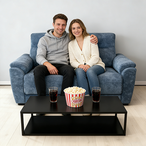 Sofá de Tela Minimalista Moderno de Estilo Americano, Cómodo para Estar Sentado Durante Mucho Tiempo en la Sala de Estar, No se Deforma - Product Image 2