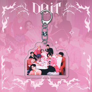 Portachiavi in acrilico DO IT Album Stray Kids, ciondolo per borsa Kpop, portachiavi per auto, ciondolo per telefono, vendita all'ingrosso - Product Image 1