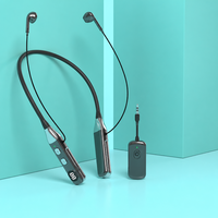 Écouteurs de monitoring numériques sans fil E9, transmetteur 2.4G, casque de streaming en direct un-à-n, audio à faible latence, affichage LED