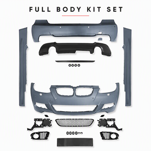 Kit carrosserie M Sport pour <span class=keywords><strong>BMW</strong></span> Série 3 E92 E93 2005-2012, mise à niveau MT, modification de voiture, pare-chocs avant M Tech, pare-chocs arrière, kit carrosserie. - Product Image 3