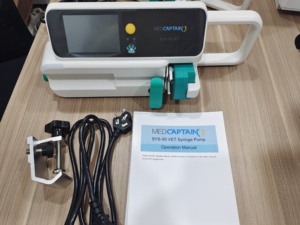 Bomba de Jeringa Veterinaria Eléctrica Portátil Medcaptain SYS-50 VET, Clase II, Certificación CE, con 1 Año de Garantía - Product Image 5