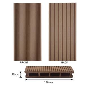 Muestra Gratuita de Tarima Exterior de WPC con Ranura Recta, Resistente a los Rayos UV, Antideslizante, para Terrazas - Product Image 4