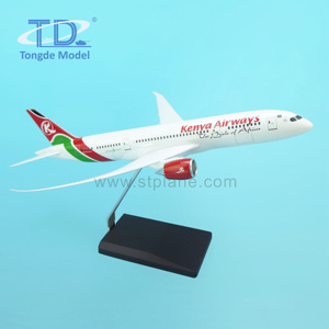 Modèle d'<span class=keywords><strong>avion</strong></span> en résine <span class=keywords><strong>Kenya</strong></span> Airways B787, 32 cm, échelle 1/200, cadeaux d'entreprise personnalisables - Product Image 2