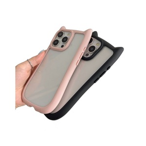 Funda Transparente Mate Antigolpes con Orejas de Gato para iPhone 17 Pro Max, 16, 14, <span class=keywords><strong>11</strong></span> - Product Image 5