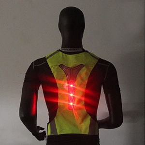 Gilet de sécurité réfléchissant à LED rechargeable par USB CITICITYHi Vis, gilet de course et de cyclisme avec support pour téléphone - Product Image 2