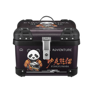 Coffre arrière pour moto, coffre de grande capacité, bagages pour scooter, grand coffre arrière universel non en aluminium - Product Image 5