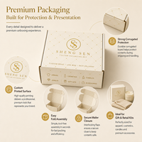 Cajas de Embalaje de Papel de Color Ecológicas Personalizadas con Tiras de Desgarre y Logotipos para Calcetines, Cajas de Regalo para Envío por Correo con Logotipo