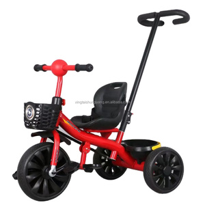 Vélo à pédales pour enfants à trois roues en gros, fabriqué en Chine, rickshaw pour enfant et tricycle pour bébé - Product Image 1