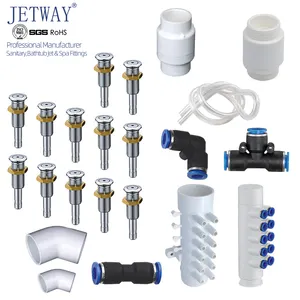 Jetway Wholesale Price Water Nozzle Massage Bathtub Set Spa Hot Tub Jet Accessories China Suppliers