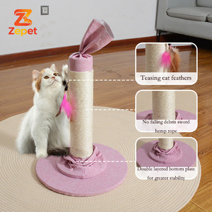 Produits pour animaux de compagnie en promotion : Arbre à chat de luxe de haute qualité avec griffoir en sisal pour chaton - Product Image 5