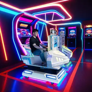 Mesin Arcade anak-anak permainan sepeda motor permainan interaktif Simulator gerak mesin permainan balap Arcade