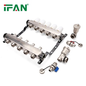 IFAN Meilleure vente Collecteur de <span class=keywords><strong>chauffage</strong></span> par le <span class=keywords><strong>sol</strong></span> en acier inoxydable, Ensemble de mélange, Collecteur à alimentation centrale, Raccords de collecteur - Product Image 5
