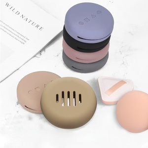 New Beauty Sponge Silicone Portable Box Dustproof Breathable Sponge Powder <b>Puff</b> Storage <b>Bag</b> Storage Box - Product Image 3