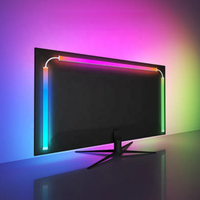 Skydimo Color Music Game Sync 24 "Pantalla Gaming Amosphere ambiente Smart TV Monitor LED tira retroiluminación luz para pantalla de ordenador