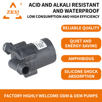 Pompe à eau CC sans balais étanche avec cycles de refroidissement et de chauffage, dissipation de chaleur, fontaines énergétiques, surpresseur OEM 1350L/H 13m