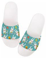 Sandalias Unisex de Diseño Personalizado, para Verano, para el Hogar, Baño, Antideslizantes, Suela Suave, para Interiores y Exteriores, Punta Abierta