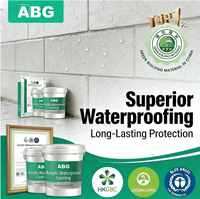 Revêtement acrylique transparent nano imperméable avec application facile par pulvérisation, Scellant imperméable en spray pour surfaces murales et carrelées