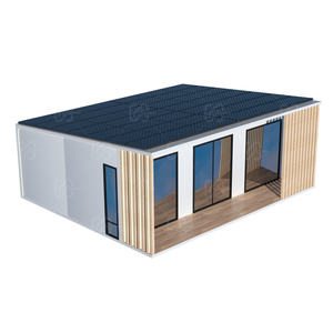 Tiny Garage House, maison préfabriquée modulaire mobile, type conteneur <span class=keywords><strong>de</strong></span> 20 pieds, à un étage, 1 chambre, bureau détachable, facile à installer - Product Image 2