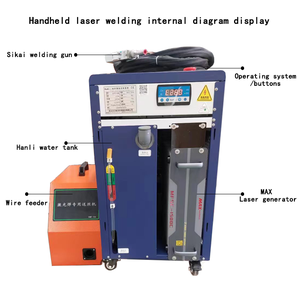 Portable 3000W 4 in 1 Handheld Fiber <b>Laser</b> Welder <b>Laser</b> Welding <b>Cleaning</b> Cutting Rust Removal <b>Machine</b> - Product Image 6