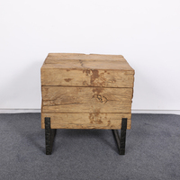 Meilleurs meubles anciens, table de chevet en bois d'orme recyclé, table basse en bois chinois