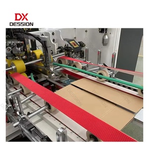 Tự động điều khiển PLC tốc độ cao thư mục gluer máy cho các tông sóng hộp carton làm đường thẳng Hộp hình thành - Product Image 2