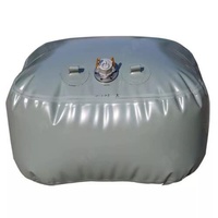 Réservoir d'eau pliable en bâche PVC portable, souple, pour la récolte, le stockage et l'irrigation agricole