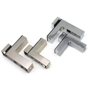Support d'étagère en alliage de zinc en forme de F avec clip en verre pour salle de bain et cuisine, modèle 2024.3.5, de Suzhou Science Popularization - Product Image 3