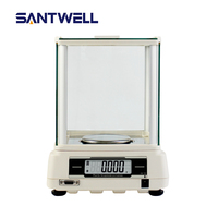 Balanza analítica de laboratorio de alta sensibilidad de 320g, balanza electrónica Digital de laboratorio de 1mg RS232 LCD