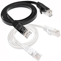 Kabel Jaringan Flat 0.3-50m Rj45 Utp Ftp Cat5e Cat6 Cat7 Cat 7 Cat8 Cat 8 Kabel Ethernet Kabel Lan Kabel Patch Cord Cat 6