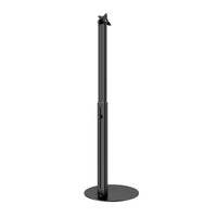Support de tablette rotatif en métal pour sol, prix d'usine, 7-14 pouces, rotation à 180°, pivotement à 360°, hauteur réglable, capacité de charge de 20 lb pour
