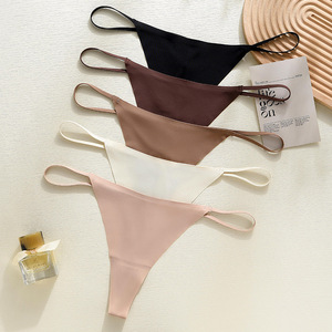 <span class=keywords><strong>Perizoma</strong></span> <span class=keywords><strong>donna</strong></span> mutandine Sexy <span class=keywords><strong>slip</strong></span> a vita bassa T-back Bikini biancheria intima senza cuciture mutandine Lingerie - Product Image 3