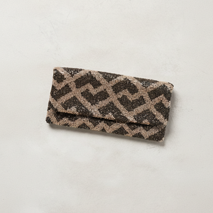 <b>Small</b> Beaded Travel <b>Purse</b> with Artistic Embroidery - Product Image 1