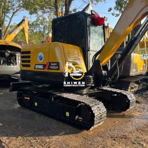 Mini pelles d'occasion SANY à vendre SY60c SY55c SY95c SY26U SY35U SY75c terrasseurs avec composants de base de la boîte de vitesses du moteur Isuzu - Product Image 3